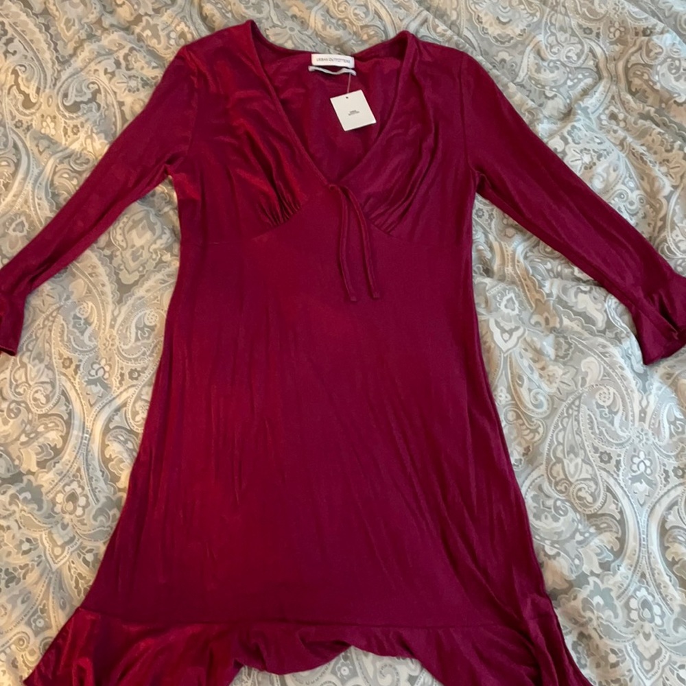 UO NWT wine color dress
